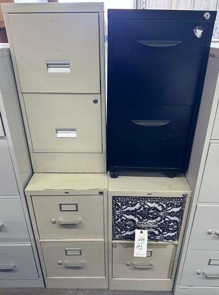 4 - 2-drawer Filing Cabinets