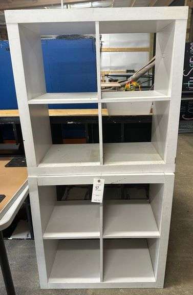 2 cubicle shelfs