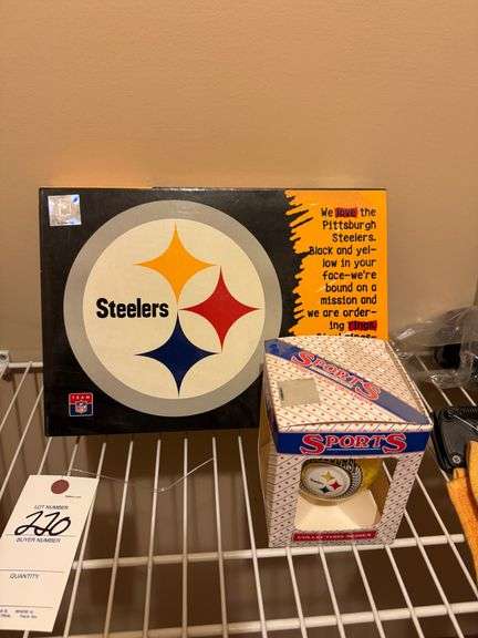 Steelers body pack and ornament