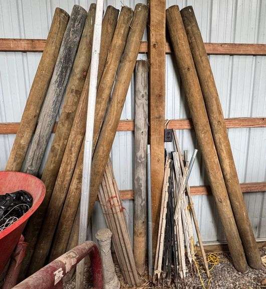 Wood post, fiberglass post