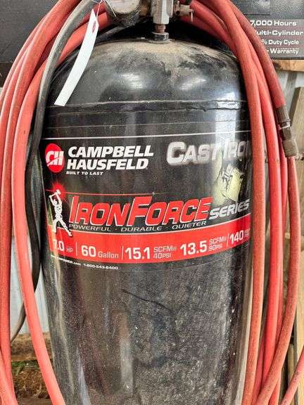 Campbell hausfeld 60 gal air compressor