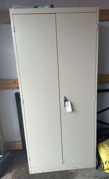 metal cabinet & contents