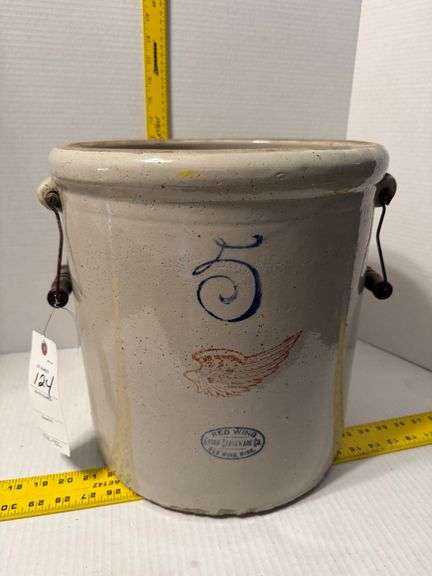 Redwing #5 crock