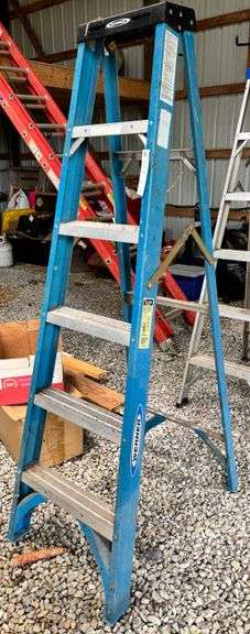 Werner fiberglass 6’ ladder