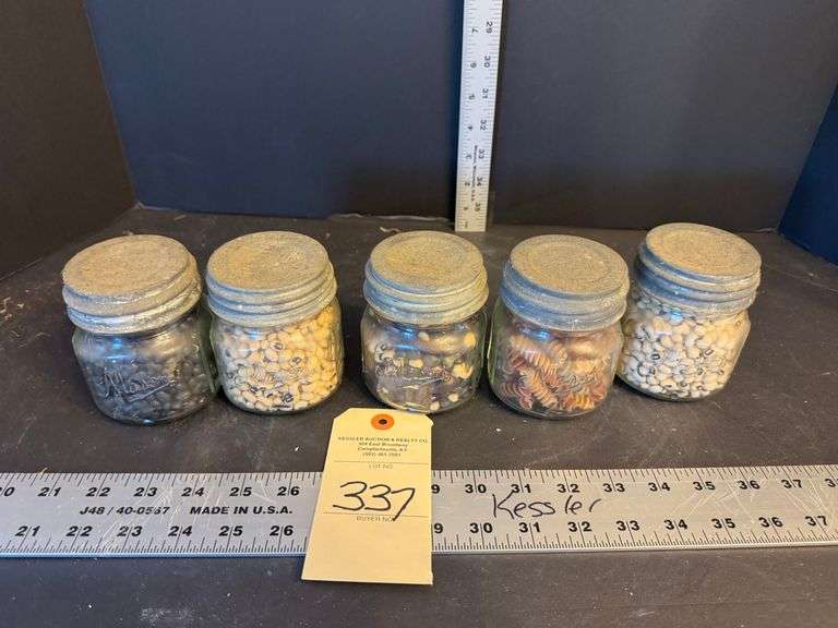 5 mason jars