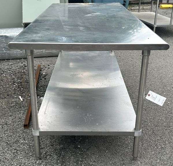Stainless steel table
