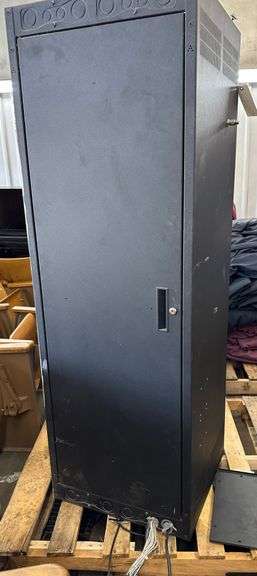 Cabinet with Mixing Boards and Sound Equipment