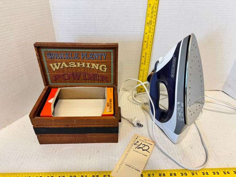 Iron, powder box