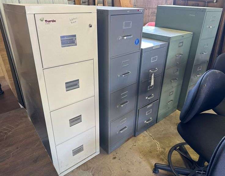 5 Filing Cabinets