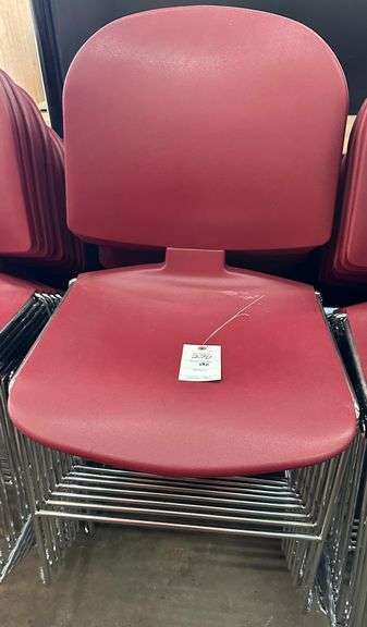 10 Hon Maroon Chairs