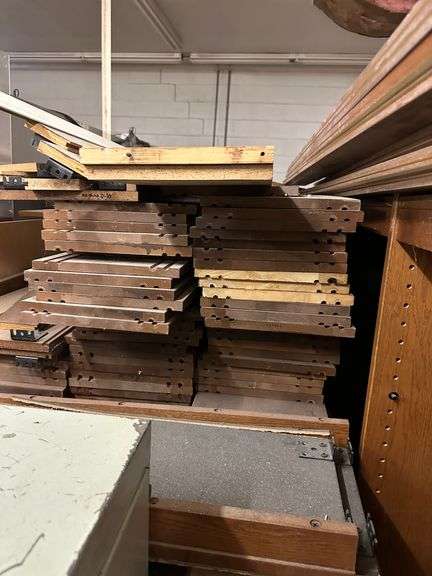 Oak Library Bookcase System