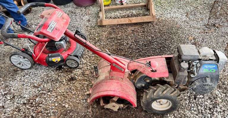 Huskee rear tine tiller