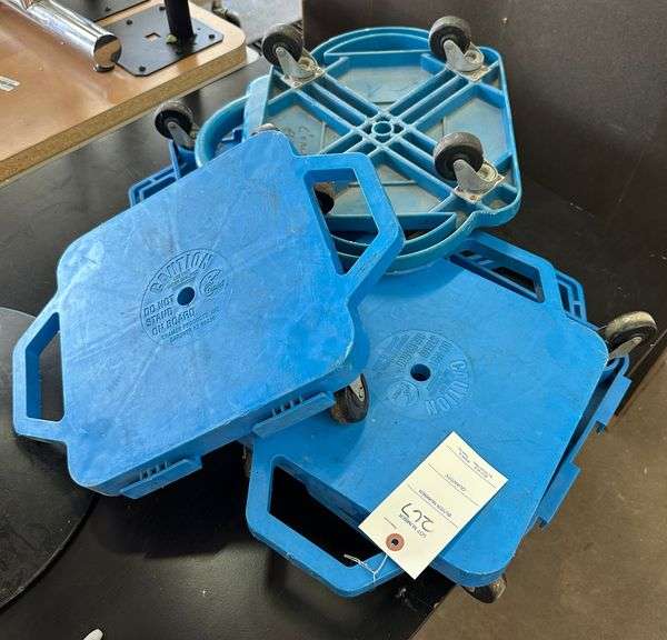 6 Rolling PE carts