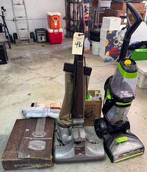Kirby vacuum and Bissell vacuum