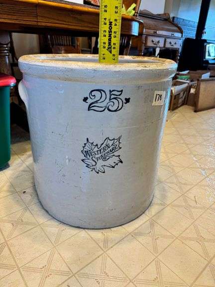 Western stoneware 25 crock
