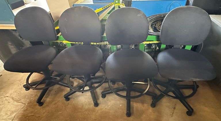 4 Swivel Desk Chairs