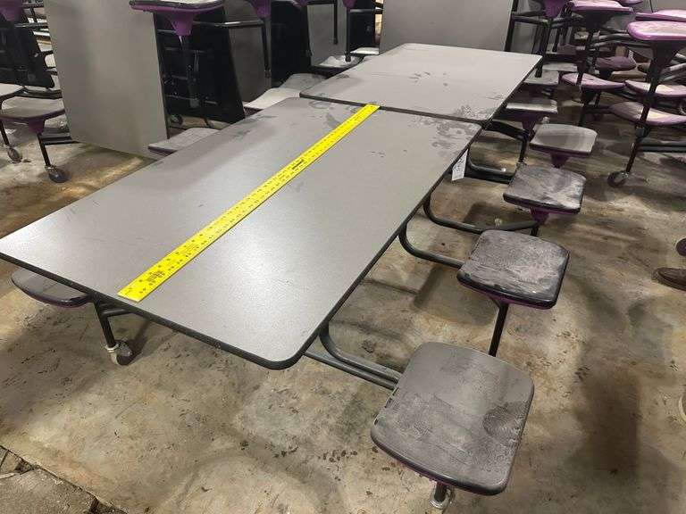 4 - 8' rectangle tables w/ seats