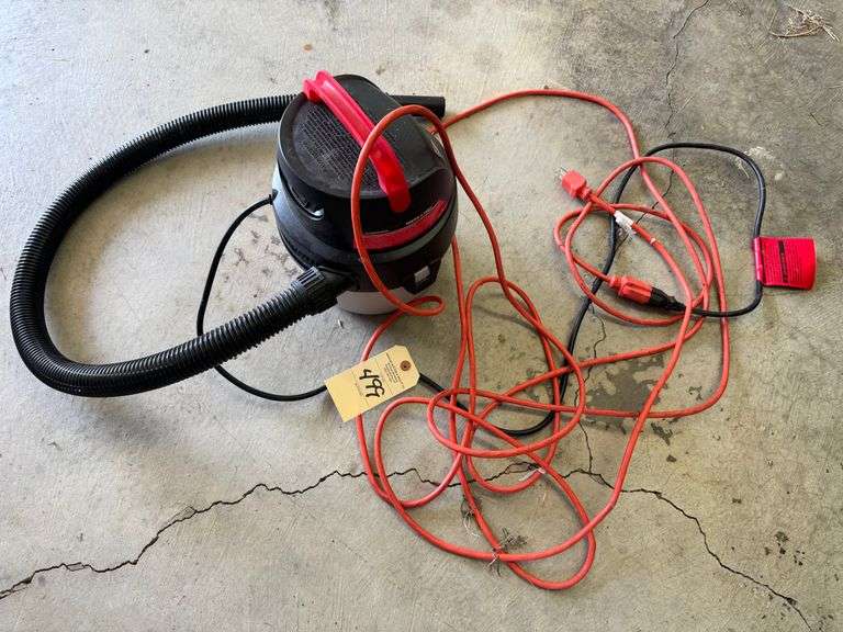 Porta cable shop vac and extension cord