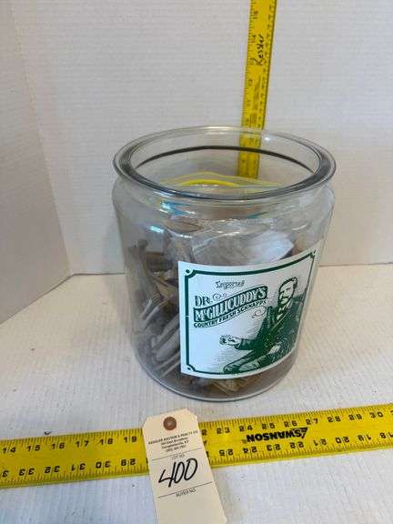 Jar full of close pins