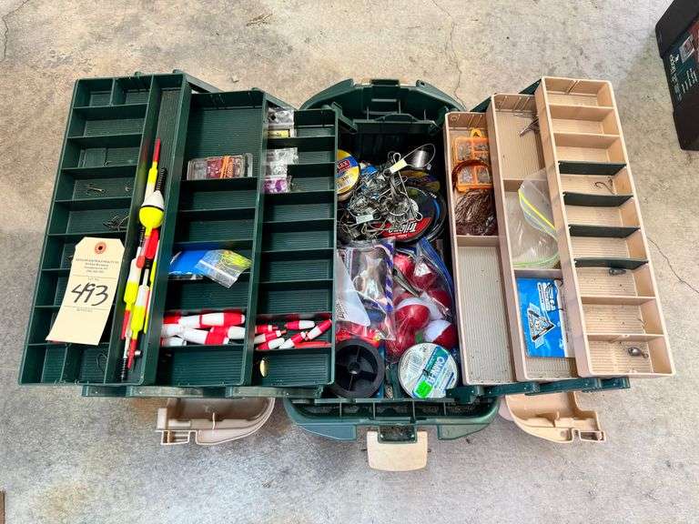 Tackle box and all in it