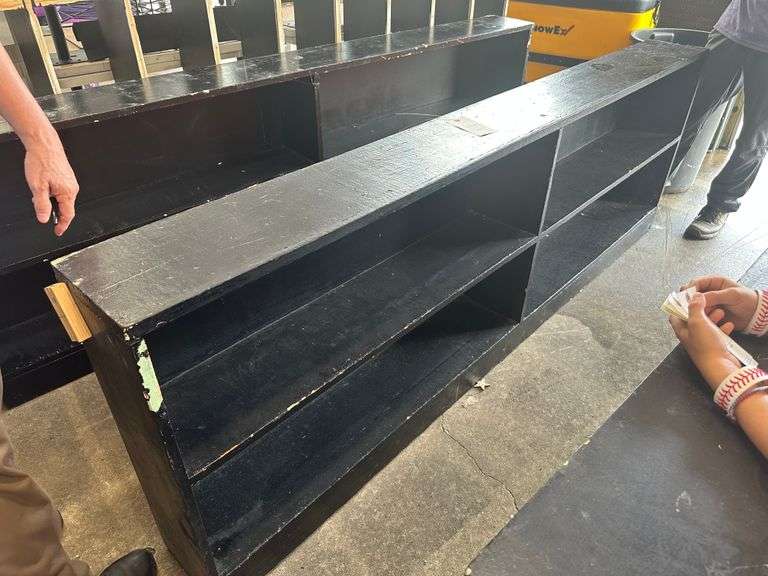 cubby hole shelf 9' wide