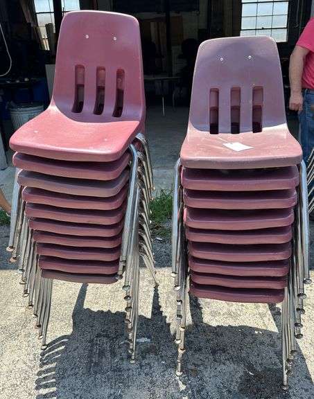 19 Maroon Chairs