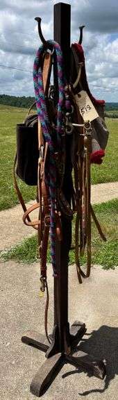 Coat rack and harness