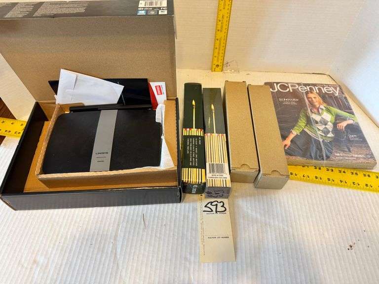 Router, matches, JCPenney catalog