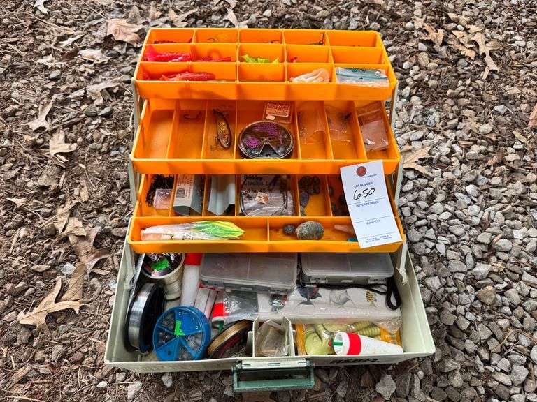 Tackle box and contents