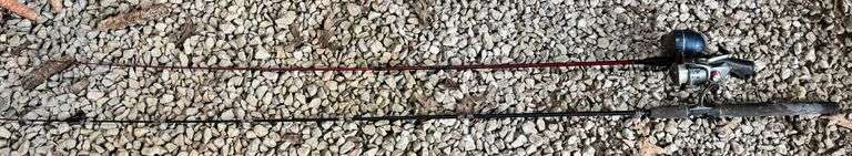 2 fishing poles
