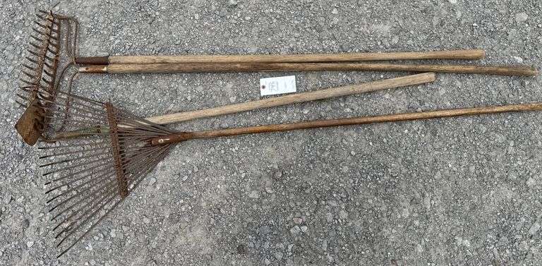 Rakes, hoe,