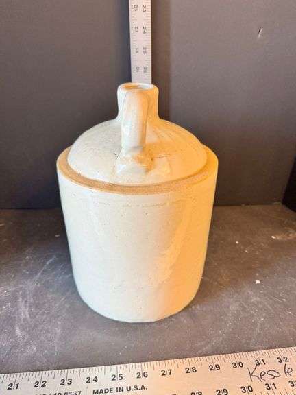 Ruckels stoneware jug