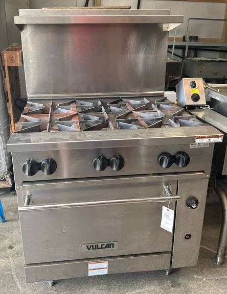 Vulcan 6 burner gas stove/oven