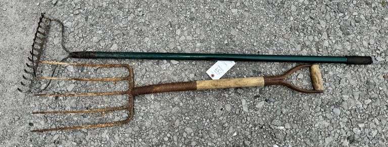 Rake and tater fork