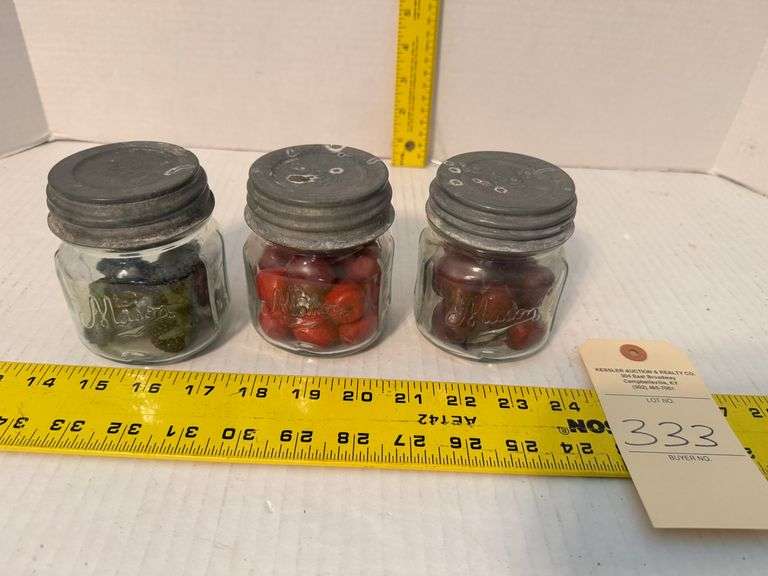 3 mason jars