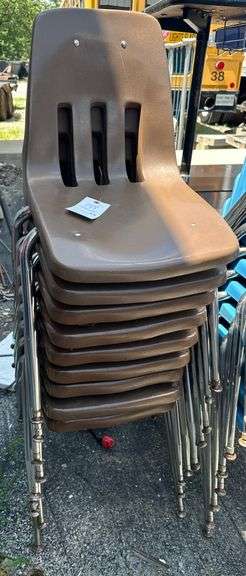 9 Brown Chairs