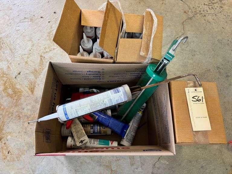 Caulk guns and caulking