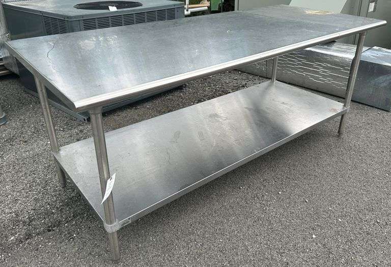 Stainless steel table