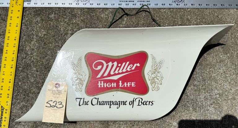 Miller lighted sign