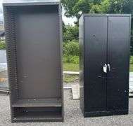 2 metal cabinets