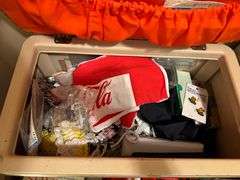 Sewing box, thread, misc