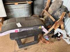 Pipe fittings, wire, water tank, roofing, misc