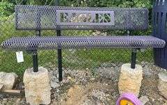 Purple bench