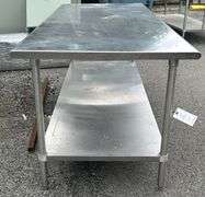 Stainless steel table