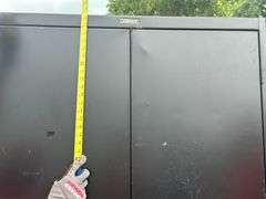 2 metal cabinets