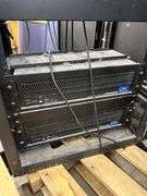 Cabinet with Mixing Boards and Sound Equipment