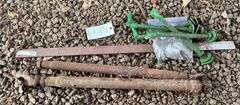 Gate pins, sway arms, rebar