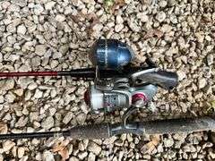2 fishing poles