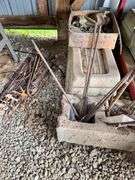 Gate pins, sway arms, rebar