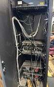 Cabinet with Mixing Boards and Sound Equipment